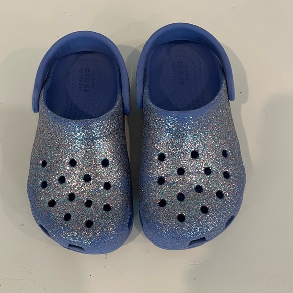 CROCS Other - Toddler size 9 glitter crocs